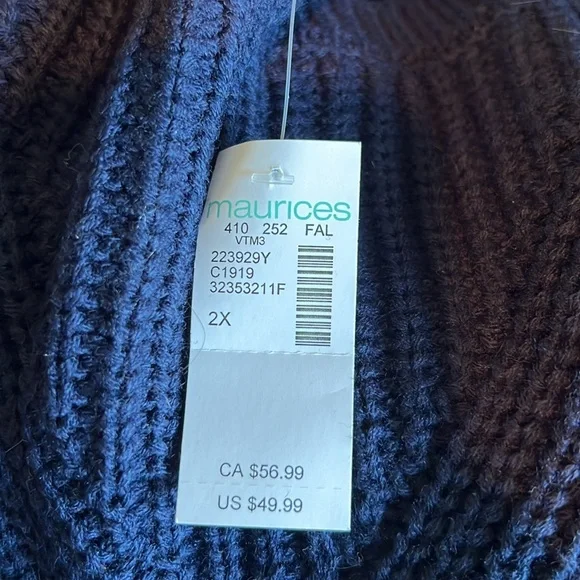 Blue Knit Dress - Picture 7 of 7